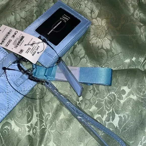 🆕 INC International Concepts Blue Crossbody and Card Case - Picture 5 of 11